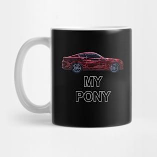 My Pony Red HT Neon Mug